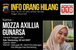 Mozza Axillia Gunarsa Hilang Setahun, Ini Penjelasan Resmi Polda Jateng