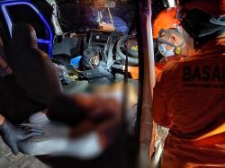 Kecelakaan di Jalan G Obos Palangka Raya, Pengemudi Tewas Terjepit