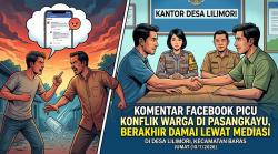 Emosi Akibat Komentar Media Sosial, Picu Perselisihan Dua Warga di Pasangkayu