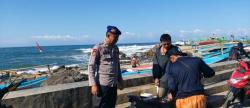 Gelombang Besar Ancam Pesisir Selatan, Satpolairud Polres Cianjur Imbau Nelayan Tunda Melaut