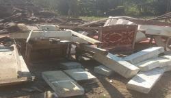 Rumah Warga Miskin di Sragen Roboh, Penghuni Bersama Anak ODGJ Kini Mengungsi