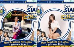 Viral Twibbon MPLS SMK Bikin Heboh Media Sosial, Foto Siswi Terlalu Seksi