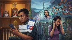 Suami Sebar Foto Tak Senonoh Istri di Facebook Usai Ditolak Rujuk Jalani Sidang di PN Mamuju