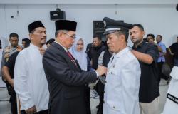 31 Keuchik Resmi Dilantik Pada Malam Hari di Pidie Jaya Aceh