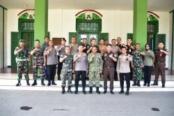 Perkuat Sinergitas, Kapolres dan Kajari Grobogan Kunjungi Makodim 0717 Grobogan