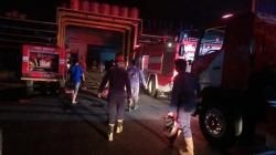 Diduga Akibat Korsleting Listrik, Gudang Cat dan Tiner di Sidoarjo Terbakar