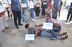 Polisi Gelar Rekonstruksi Kasus Penganiayaan Berat di Desa Bena, 20 Adegan Diperagakan