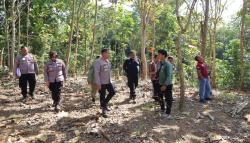 Musim Kemarau, Polres Sukoharjo Patroli Pegunungan Gajah Mungkur Cegah Karhutla