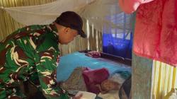 Program Jumat Berkah,  Ini yang Dilakukan Satgas Pamtas RI–RDTL Yonarhanud 2 Kostrad