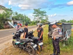 Satlantas Polresta Palangka Raya Sosialisasikan Larangan Balap Liar dan Knalpot Brong Ke Masyarakat