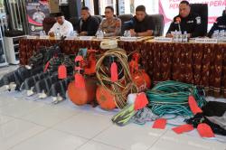 Tim Forensik Ungkap Mortir Dipotong Gergaji Picu Ledakan Biak