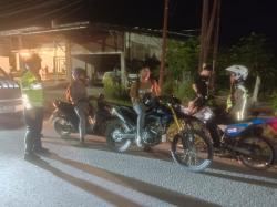 Bikin Bising, 10 Motor Knalpot Brong Terjaring Razia Diangkut ke Polres Pasangkayu
