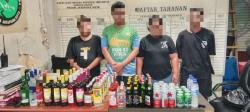Empat Penjual Miras Ilegal Diciduk, Polisi Sita 97 Botol Berbagai Merek di Jayapura
