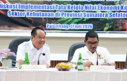 Klaim Potensi Cadangan Karbon Sumsel 416 Juta Ton, Wagub Cik Ujang Titip Soal Tata Kelola ke DPR