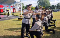 Ratusan Siswa Bintara Mulai Pendidikan di SPN Purwokerto, Ada Prosesi Siraman 
