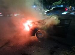Semalam, Dua Mobil Terbakar di Sidoarjo Diduga Akibat Korsleting Listrik