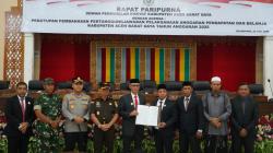 DPRK Abdya Setujui Pertanggungjawaban APBK 2025, Pemkab Catat Surplus Rp22,6 Miliar