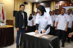 Kapolres Sragen Nahkodai PBVSI, Targetkan Voli Berprestasi hingga Tingkat Nasional