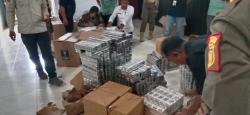 Tim Gabungan Sita 2.437 Slop Rokok Ilegal Siap Edar di Pasangkayu
