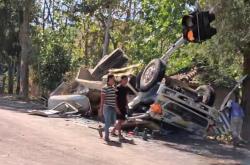 Tak Kuat Menanjak, Truk Molen Mendadak Mundur hingga Sopir Tewas Tergencet di Kedewan Bojonegoro