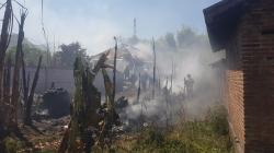 Gudang Rongsokan di Gedangan, Sidoarjo Ludes Terbakar, Polisi Selidiki Sebabnya