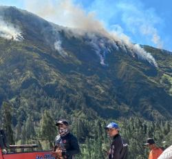 Saat Jazz Gunung Bromo Digelar, Kebakaran Melanda Hutan Gunung Ringgit Sukapura