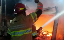Kebakaran Mengganas di Sukoharjo, Bengkel Sepeda di Nguter Ludes Dilalap Api