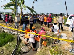 Petugas Pembagi Air Irigasi Ditemukan Meninggal di Selokan Sawah Sambungmacan Sragen