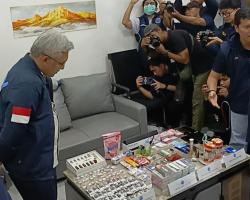 BNN Bongkar Jaringan Narkoba Internasional di Batam, 170 Cartridge Vape Etomidate Disita