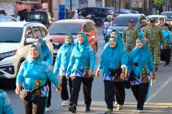 Kodim Gowa Perkuat Soliditas Personel Lewat Olahraga Bersama, Diikuti 457 Prajurit dan Persit