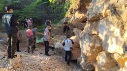 Pemecah Batu di Balocci Pangkep Tewas Tertindih Batu Gunung, Polisi Olah TKP