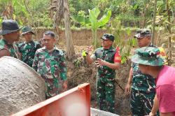 Ketua Tim Wasev TMMD Sebut Jalan Rabat Beton Jadi Pembuka Akses Ekonomi Antar 2 Kecamatan