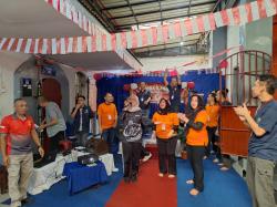 Warga Binaan Tampil Unjuk Bakat Lomba Karaoke HUT RI ke-81 di Rutan Salatiga
