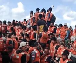 KMP Mutiara Santosa 2 Terbakar di Perairan Sumenep