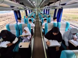 Ngaji dan Doa di Atas Kereta Bersama Anak Yatim Tahfidz, Menjemput Keberkahan dan Keselamatan