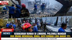 Kebakaran Rumah di Kelurahan Limboro Tewaskan 2 Orang dan 1 Luka Bakar