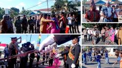 Panggaratau hingga Pedang Pora, Sambutan Adat dan Tradisi Kepolisian Iringi Kehadiran Kapolres Baru