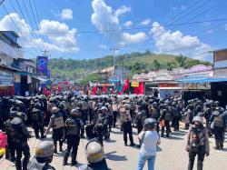 1.432 Personel Gabungan Amankan Aksi, Situasi Kota Jayapura Tetap Kondusif