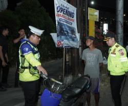 Puluhan Motor Knalpot Brong Terjaring Razia Polres Cirebon Kota
