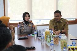 Kapolres Bojonegoro yang Baru AKBP Yenni Diarty Temui Bupati Setyo Wahono, Ini yang Dibicarakan