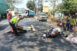 Tragis! Ibu dan Anak Tewas Dalam Kecelakaan Pantura di Tuban