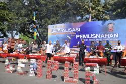 Tiga Juta Batang Rokok Ilegal di Banyumas Dimusnahkan, Nilainya Tembus Rp4,37 Miliar
