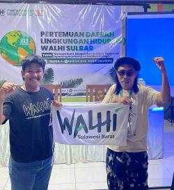 Refli Sakti Sanjaya Terpilih Jadi Direktur Eksekutif WALHI Sulbar