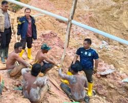 Gerebek Tambang Emas Tanpa Izin di Hulu Kuantan, Tim Gabungan Tangkap 6 Orang