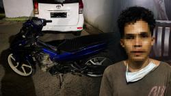 Sempat Coba Kabur, Terduga Pelaku Curanmor di Polman Dibekuk  Unit Reaksi Cepat URC Polres