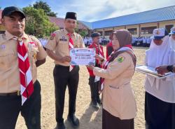 Bawa Nama Pidie Jaya ke Jambore Nasional XII, Dua Siswa SMPN 1 Meureudu Dilepas ke Cibubur