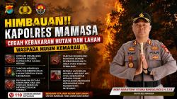 Musim Kemarau Mengancam, Kapolres Mamasa Ingatkan Warga Waspada Karhutla