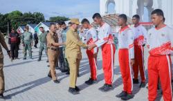 Jelang 17 Agustus, Bupati Pidie Jaya Sibral Malasyi Turun Cek Paskibraka