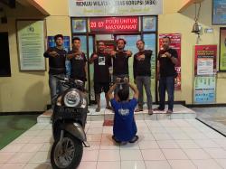 Diburu Lewat CCTV, Terduga Penggelapan Motor di Kalijambe Ditangkap