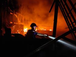 Kandang Ayam di Gondang Terbakar, 7.000 Ekor Mati dan Kerugian Capai Rp1 Miliar